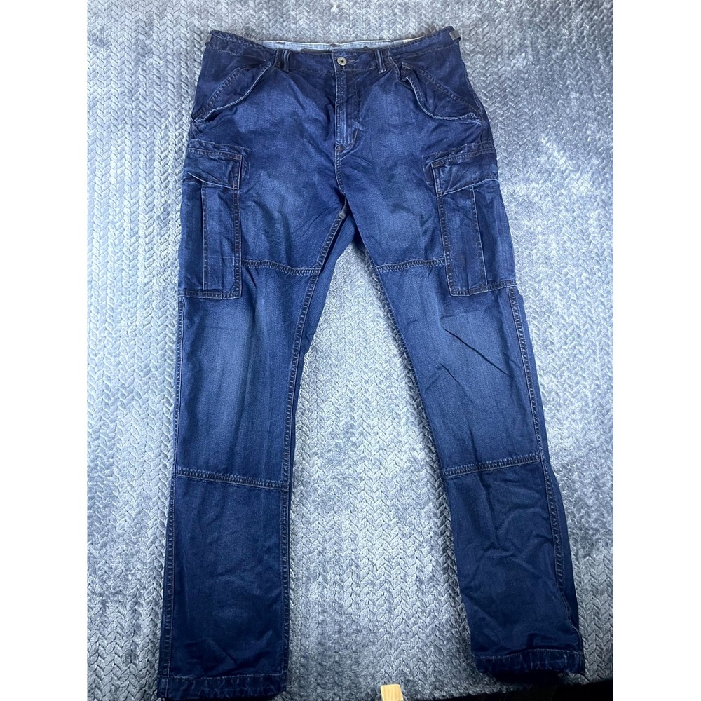 Polo Ralph Lauren Surplus Div. Mountain Trousers Cargo Pants 33X32 Mens Denim
